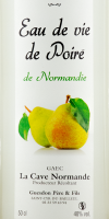 Eau-de-Vie de Poire de Normandie 50 cl