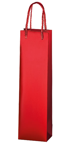 1er Papiertüte Mattglanz Rot TU 1125