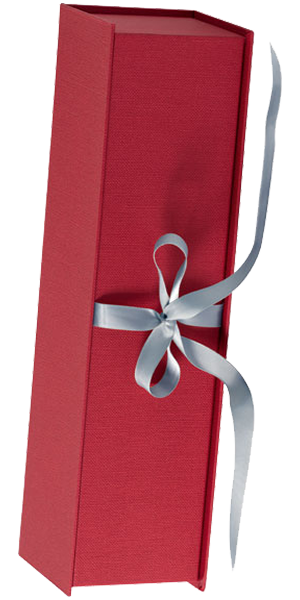 1er Schatulle mit Schleife rot Lino WK 31702