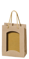 1er Papiertüte Vario 1 natur mit Sichtfenster TU 1902