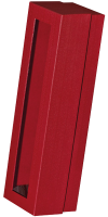 1er Stülpdeckel-Schachtel mit Sichtfenster rot...