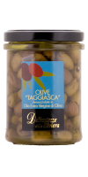 Taggiasche-Oliven in Olivenöl (entsteint)