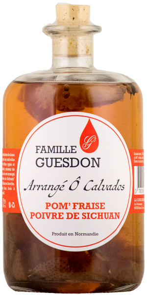 Arrangé Ô Calvados Pomme Fraise Poivre de Sichuan 70 cl