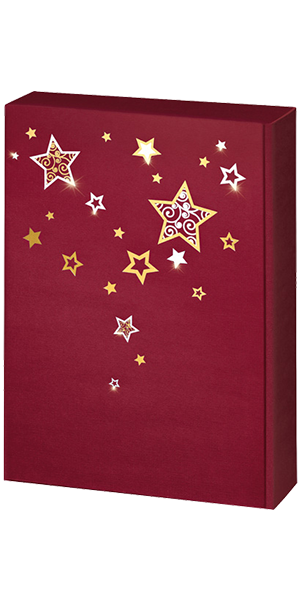3er Präsentkarton rot Lino Weihnachtstraum WK 33406